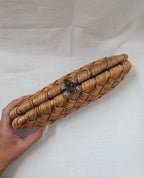 Handwoven Rattan Wicker Clutch Bag